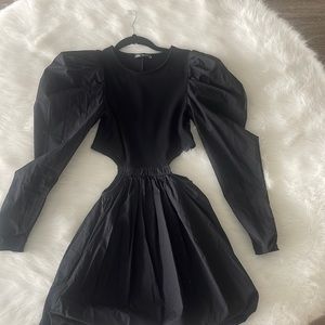 Zara Black Cut Out Dress (M)